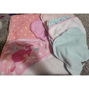 Baby towels and washcloths bundle